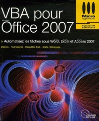VBA pour Office 2007 (1Cédérom)