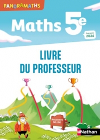 Panoramaths Mathématiques 5e - Livre du Professeur - 2026