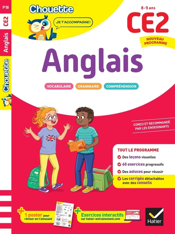 Anglais CE2 - Cahier de soutien nouveau programme: Leçons et exercices corrigés