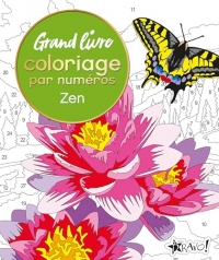 Grand livre coloriage par numéros - Zen
