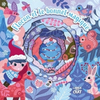 Mon petit monde caché - Flocon et le bonnet magique - Éveil - Noël - Dès 2 ans - Livre tunnel