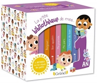 La petite bibliothèque de mes 1 an – Coffret avec 6 livres tout-carton – À partir de 1 an