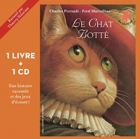 Le chat botté - 1 livre + 1 CD - L'heure des histoires - De 3 à 6 ans