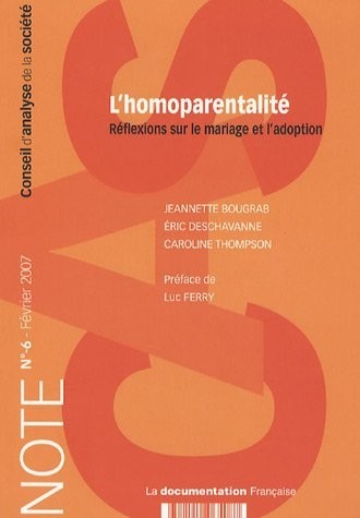 L'homoparentalité Réflexions sur le mariage et l'adoption (n.6-Février 2007)