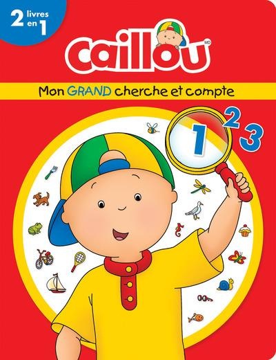 Caillou Mon grand cherche et compte