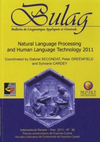 Bulag N 36/2012. Natural Language Processing and Human Language Techn Ology 2011