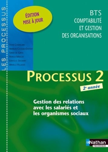 BTS 2e année Comptabilité et gestion des organisations - Processus 2 : Gestion des relations avec les salariés et les organismes sociaux