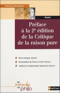 Préface à la 2e édition de la Critique de la raisonpure