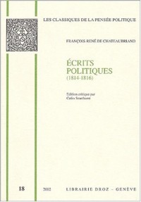 Ecrits politiques (1814-1816)