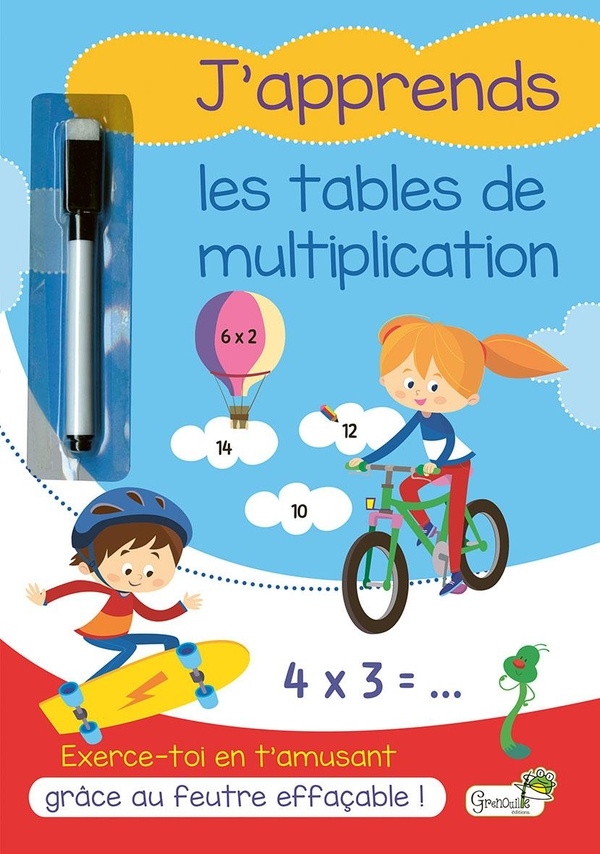 J'apprends les tables de multiplication