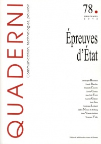 Quaderni, N° 78, printemps 201 : Epreuves d'Etat