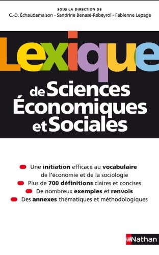 Lexique de Sciences Économiques et Sociales