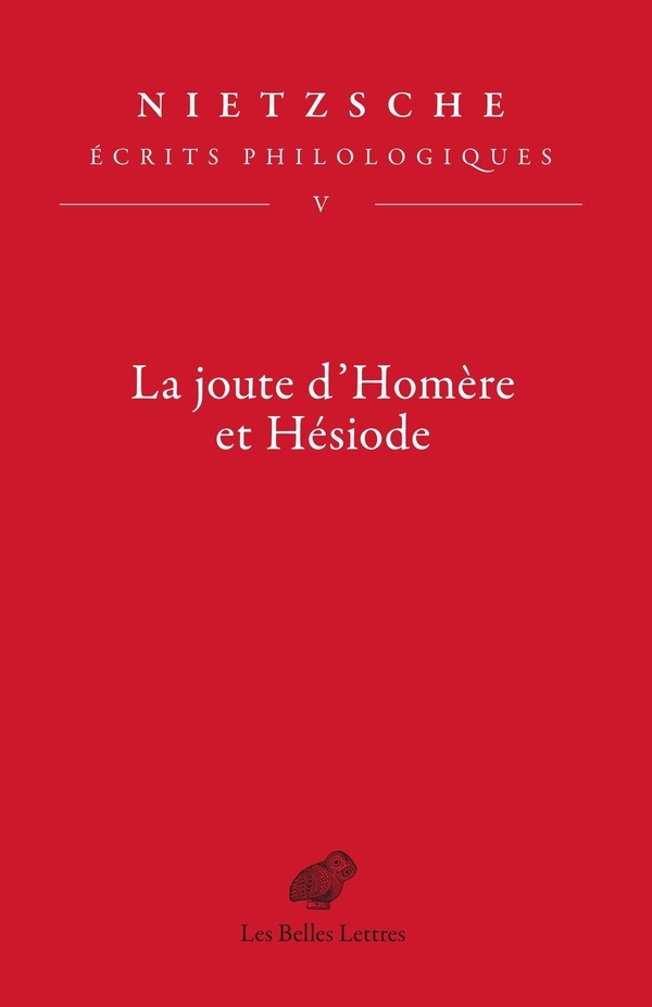 La joute d'Homère et Hésiode: Ecrits philologiques tome V