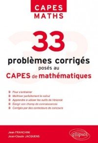 33 Problèmes Posés au Capes Mathématiques