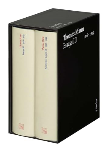 Essays III 1926-1933: Text und Kommentar in einer Kassette [9783100483577]