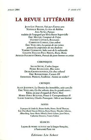 Revue litteraire, numéro 4