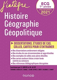 ECG 1re année - Histoire Géographie Géopolitique - 2021