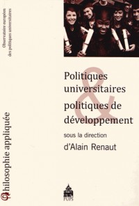 Politiques universitaires et politiques de développement : Observatoire européen des politiques universitaires
