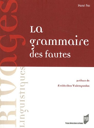 La grammaire des fautes
