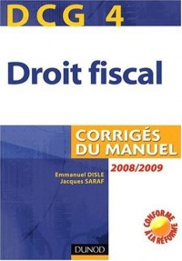 Droit fiscal DCG4 : Corrigés du manuel