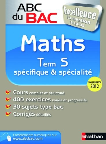 ABC BAC EXCELLENCE MATHS TER S