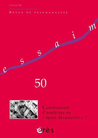 Essaim 50 - Communautés d’analystes ou « épars désassortis » ?