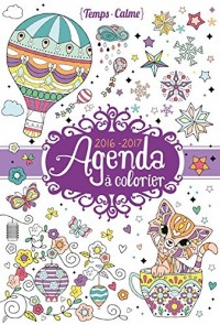Agenda à colorier 2016-2017