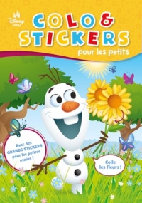 Disney Baby - Colo & Stickers pour les petits - Livre de coloriage avec stickers - Dès 3 ans