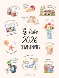 La liste 2026 de mes envies