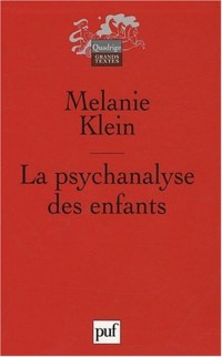 La psychanalyse des enfants