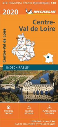 Carte Michelin Centre-Val de Loire 2020