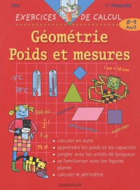 Géométrie, poids et mesures : 8-9 ans