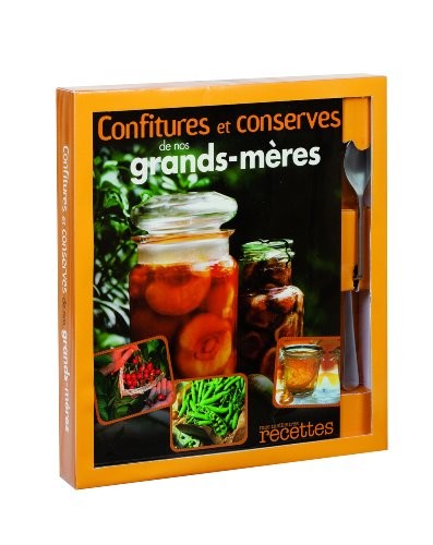 Coffret confitures et conserves de nos grands-mères + cuillère à confiture