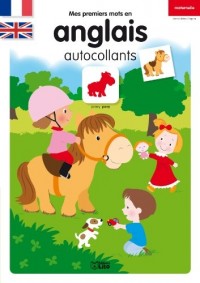 Mes Premiers Mots en Anglais-Autocollants : le Poney - De 3 à 5 ans