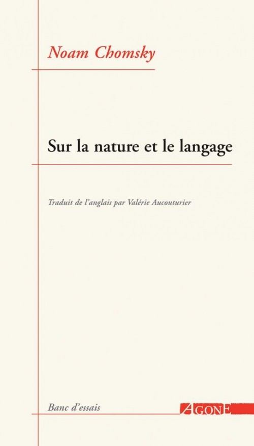 Sur la nature et le langage