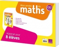 Mon année de maths CE1 : Matériel pour 8 élèves