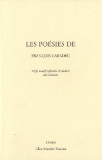 Les poésies de François Caradec