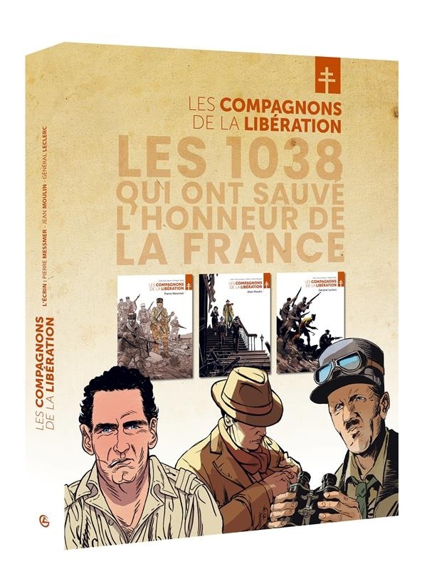 Les compagnons de la libération - Coffret Leclerc/Messmer/Jean Moulin