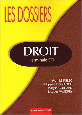 Droit Terminale STT