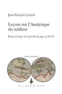 Leçons sur l'analytique du sublime : Kant, Critique de la faculté de juger, 23-29