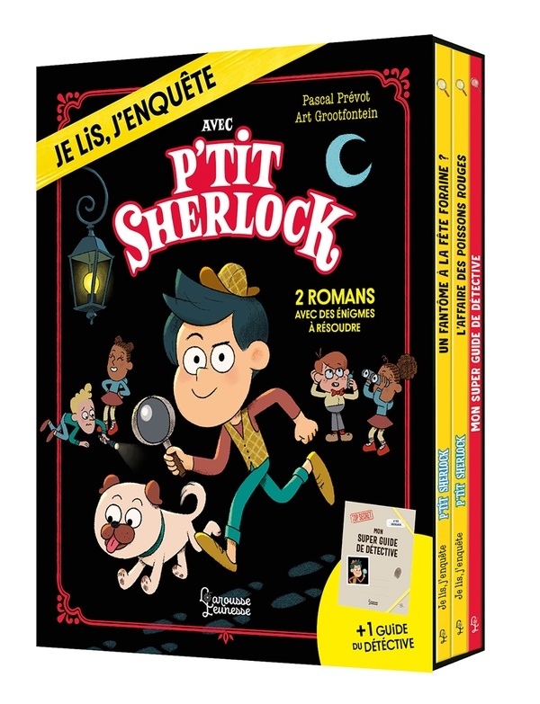 COFFRET P'TIT SHERLOCK 2 romans + 1 guide détective: P'tit Sherlock