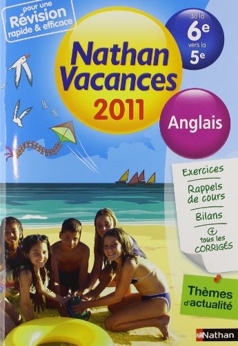 Nathan vacances - anglais de la 6e vers la 5e