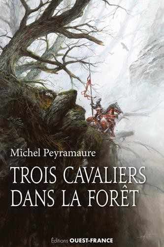 Trois cavaliers dans la foret