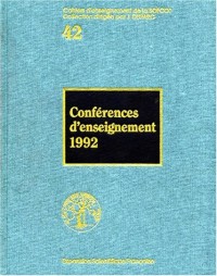 Conférences d'enseignement 1992