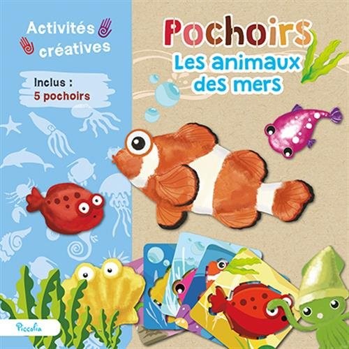 Pochoirs Les animaux des mers : Avec 5 pochoirs