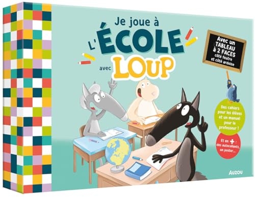 Je joue à l'école avec loup