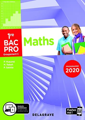 Mathématiques - Groupement C - 1re Bac Pro (2020) - Pochette élève