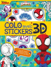 Marvel Spidey et ses amis extraordinaires - Colo avec stickers 3D