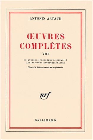Oeuvres complètes, tome 8