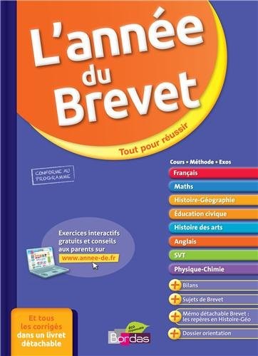ANNEE DU BREVET 3E